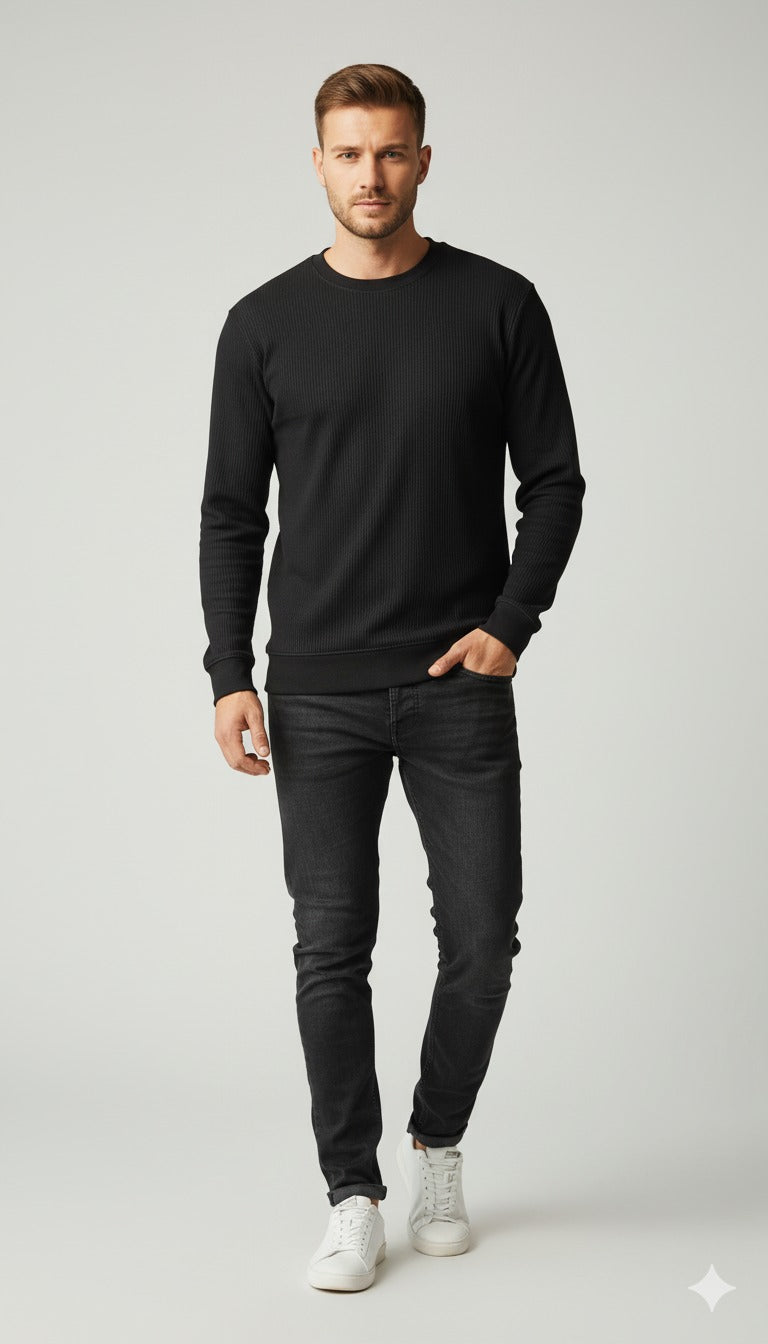ESTIANEL MEN LOOSE FIT | Black