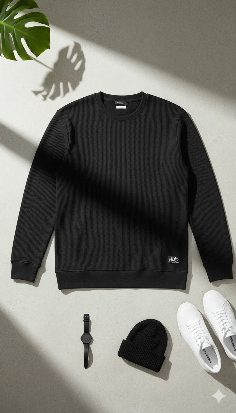ESTIANEL MEN LOOSE FIT | Black